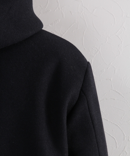 GLOBAL WORK（グローバルワーク）の「ウールフードコート/719558 （その他アウター・メンズ・グレー/カーキ/ネイビー・LARGE/MEDIUM/SMALL/X-LARGE）」の12枚目の写真