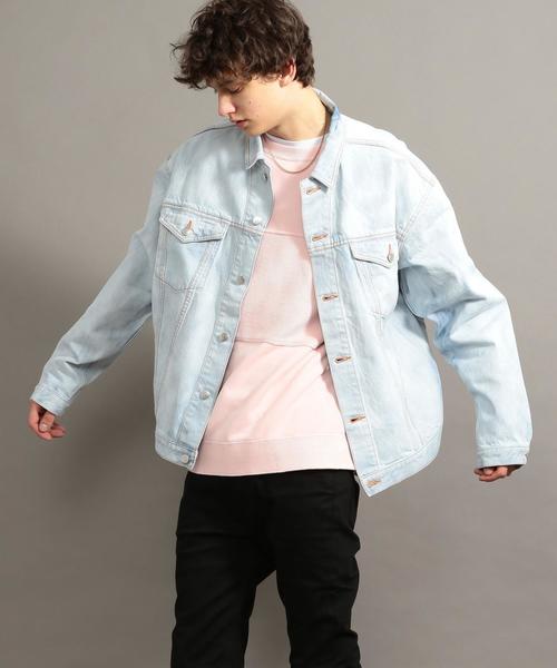 BEAUTY&YOUTH UNITED ARROWS（ビューティーアンドユースユナイテッドアローズ）の「【店舗限定】 by ビッグ デニムジャケット ◆（デニムジャケット・メンズ・ライトブルー・LARGE/MEDIUM）」の15枚目の写真