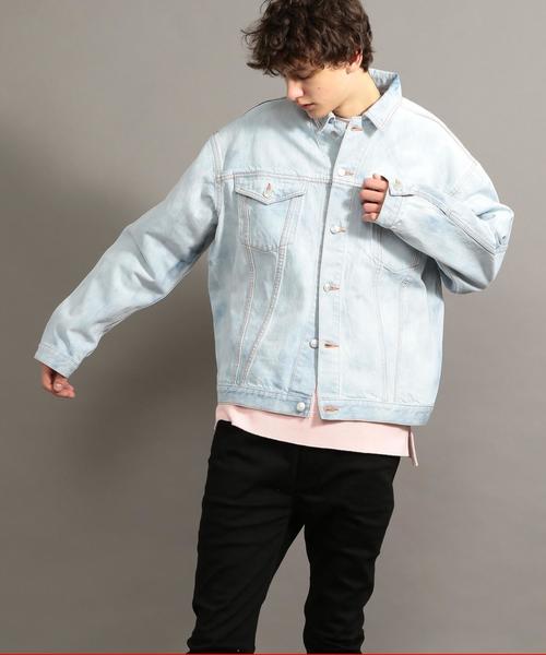 BEAUTY&YOUTH UNITED ARROWS（ビューティーアンドユースユナイテッドアローズ）の「【店舗限定】 by ビッグ デニムジャケット ◆（デニムジャケット・メンズ・ライトブルー・LARGE/MEDIUM）」の5枚目の写真