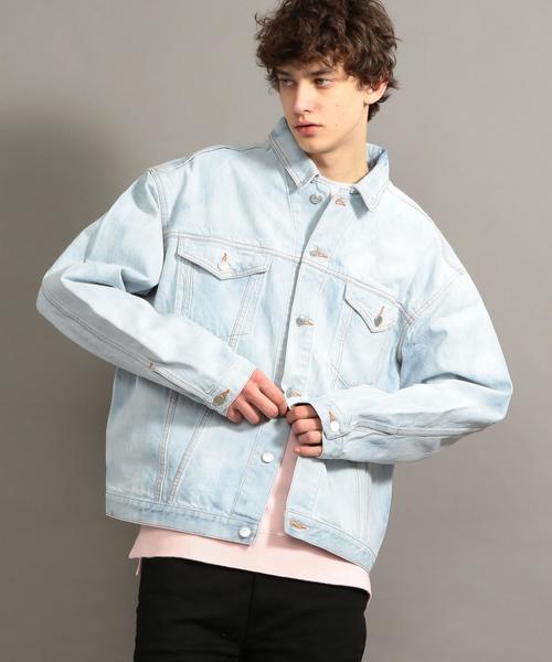 BEAUTY&YOUTH UNITED ARROWS（ビューティーアンドユースユナイテッドアローズ）の「【店舗限定】 by ビッグ デニムジャケット ◆（デニムジャケット・メンズ・ライトブルー・LARGE/MEDIUM）」の7枚目の写真