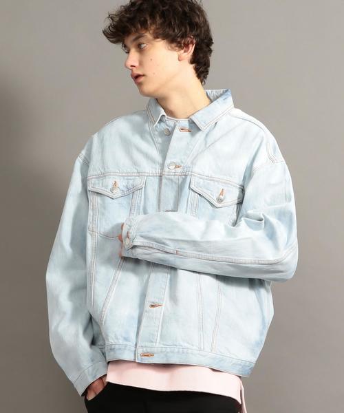 BEAUTY&YOUTH UNITED ARROWS（ビューティーアンドユースユナイテッドアローズ）の「【店舗限定】 by ビッグ デニムジャケット ◆（デニムジャケット・メンズ・ライトブルー・LARGE/MEDIUM）」の8枚目の写真