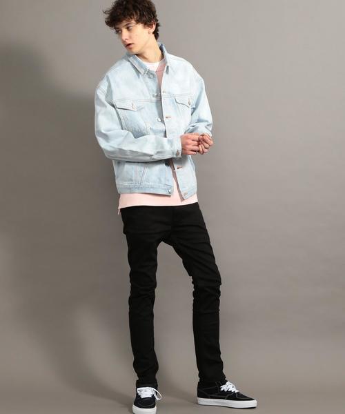 BEAUTY&YOUTH UNITED ARROWS（ビューティーアンドユースユナイテッドアローズ）の「【店舗限定】 by ビッグ デニムジャケット ◆（デニムジャケット・メンズ・ライトブルー・LARGE/MEDIUM）」の4枚目の写真