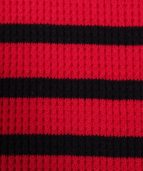 8(eight)(エイト)の「ワッフル ロング丈 タンクトップ サーマル(タンクトップ・メンズ・ブラック/グレー/ホワイト×ブラック/ブラック×レッド/ホワイト/ネイビー・LARGE/MEDIUM/X-LARGE/SMALL)」の13枚目の写真