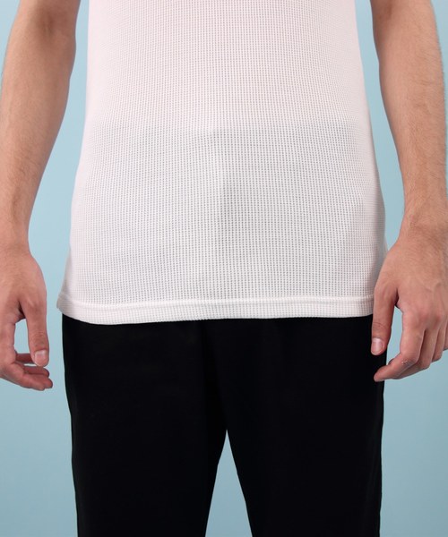 8(eight)(エイト)の「ワッフル ロング丈 タンクトップ サーマル(タンクトップ・メンズ・ブラック/グレー/ホワイト×ブラック/ブラック×レッド/ホワイト/ネイビー・LARGE/MEDIUM/X-LARGE/SMALL)」の22枚目の写真