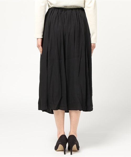 Honeys（ハニーズ）の「ミディ丈スカート（スカート・レディース・ネイビー/ベージュ/アイボリー/ブラック/カーキ・L/M/S）」の8枚目の写真