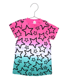 X-girl Stages | GRADATION S/S TEE DRESS(ワンピース)