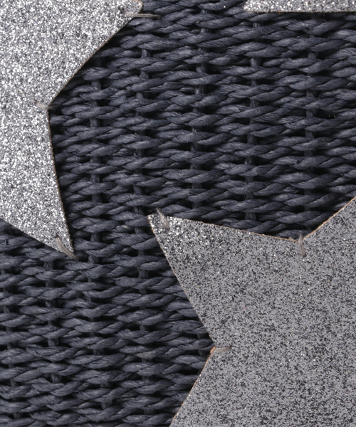 NATURAL BEAUTY BASIC（ナチュラルビューティーベーシック）の「スター刺しゅうバスケット（かごバッグ・レディース・ネイビー/ベージュ・ﾌﾘ-）」の6枚目の写真