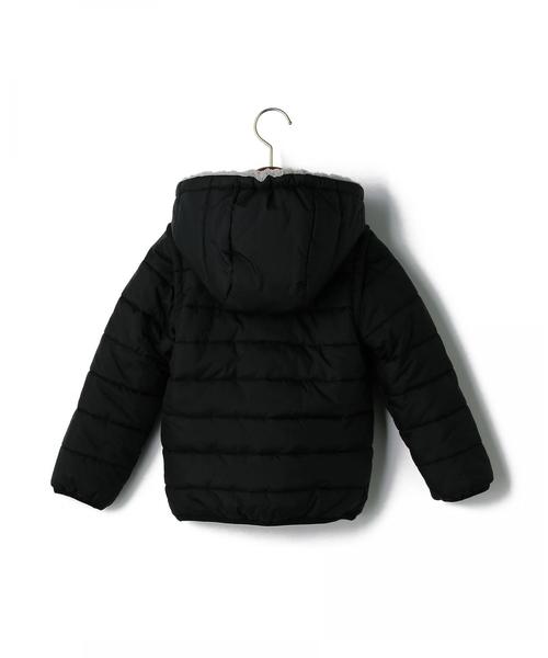 green label relaxing（グリーンレーベルリラクシング）の「【WEB限定】キッズ ナカワタボア ブルゾン リバーシブル ブラック（ブルゾン・キッズ・ブラック・115/135/105/125/95）」の17枚目の写真