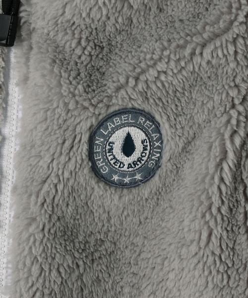 green label relaxing（グリーンレーベルリラクシング）の「【WEB限定】キッズ ナカワタボア ブルゾン リバーシブル ブラック（ブルゾン・キッズ・ブラック・115/135/105/125/95）」の12枚目の写真