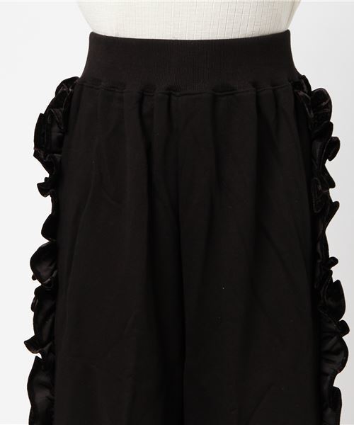 onespo(ワンスポ)の「ベロアフリルワイドパンツ(その他パンツ・レディース・ブラック/ピンク/レッド・M)」の6枚目の写真