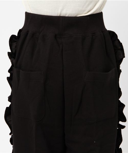 onespo(ワンスポ)の「ベロアフリルワイドパンツ(その他パンツ・レディース・ブラック/ピンク/レッド・M)」の7枚目の写真