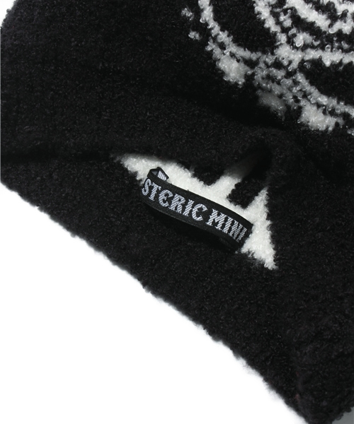 HYSTERIC MINI（ヒステリックミニ）の「BABY Born to MINI マシュマロキャップ（その他ベビー用品・キッズ・ブラック/レッド・FREE）」の6枚目の写真