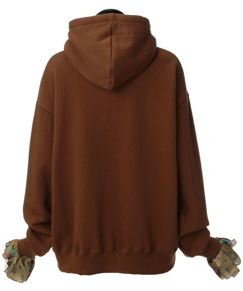 muller of yoshiokubo（ミュラーオブヨシオクボ）の「【muller of yoshiokubo×LOVELESS/GUILD PRIME】WOMENS 別注パーカー（パーカー・レディース・ブラウン・38/36）」の2枚目の写真