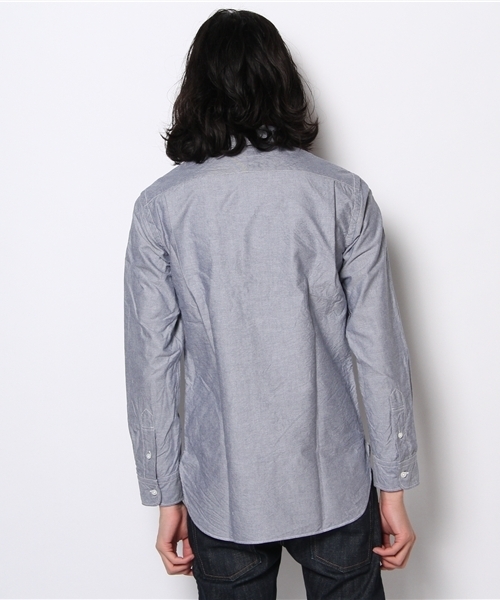 Sanca（サンカ）の「Sanca/OXFORD MINI ROUND（シャツ/ブラウス・メンズ・ブルー/ホワイト・3/2/1）」の5枚目の写真