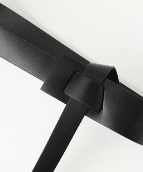 A part by(アパートバイ)の「レザーサッシュワイドベルト 781633(ベルト・レディース・ブラック/ベージュ・FREE)」の7枚目の写真