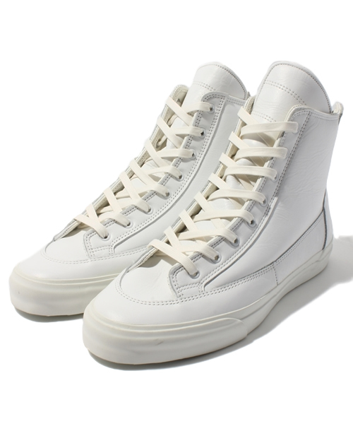 wjk（ダヴルジェイケイ）の「higt cut sneaker（スニーカー・メンズ・ホワイト/ブラック・LARGE/SMALL/MEDIUM）」の3枚目の写真