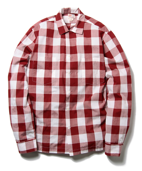 BEAMS(ビームス)の「◎○M.Nii / オープンカラーシャツ(シャツ/ブラウス・メンズ・カーキ/レッド・SMALL/MEDIUM)」の1枚目の写真