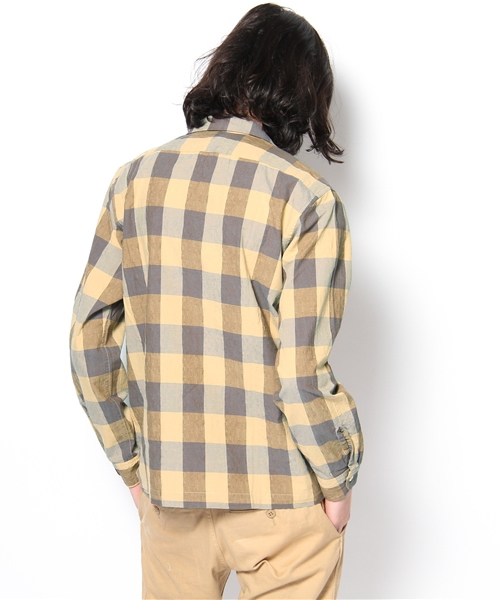 BEAMS(ビームス)の「◎○M.Nii / オープンカラーシャツ(シャツ/ブラウス・メンズ・カーキ/レッド・SMALL/MEDIUM)」の5枚目の写真