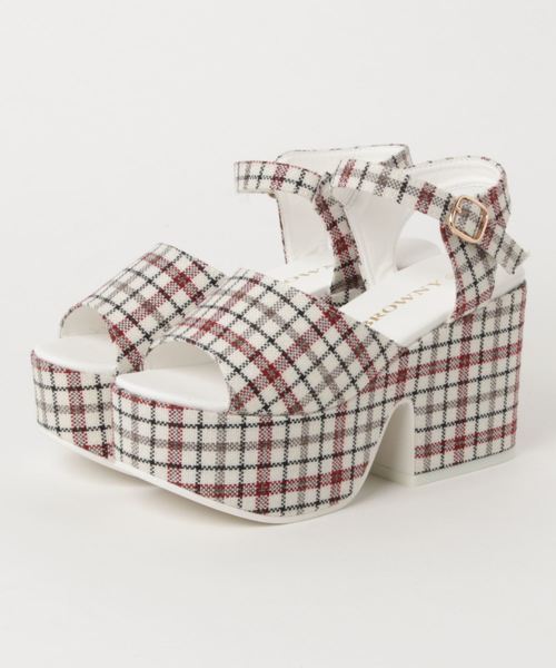 WEGO（ウィゴー）の「WEGO/厚底サンダル（サンダル・レディース・シルバー/ブラック/その他2/その他1/ホワイト/その他3・MEDIUM/LARGE）」の11枚目の写真