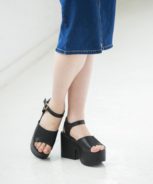 WEGO（ウィゴー）の「WEGO/厚底サンダル（サンダル・レディース・シルバー/ブラック/その他2/その他1/ホワイト/その他3・MEDIUM/LARGE）」の20枚目の写真