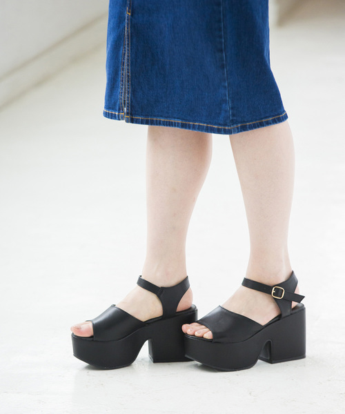 WEGO（ウィゴー）の「WEGO/厚底サンダル（サンダル・レディース・シルバー/ブラック/その他2/その他1/ホワイト/その他3・MEDIUM/LARGE）」の21枚目の写真