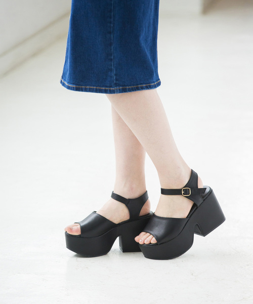 WEGO（ウィゴー）の「WEGO/厚底サンダル（サンダル・レディース・シルバー/ブラック/その他2/その他1/ホワイト/その他3・MEDIUM/LARGE）」の22枚目の写真