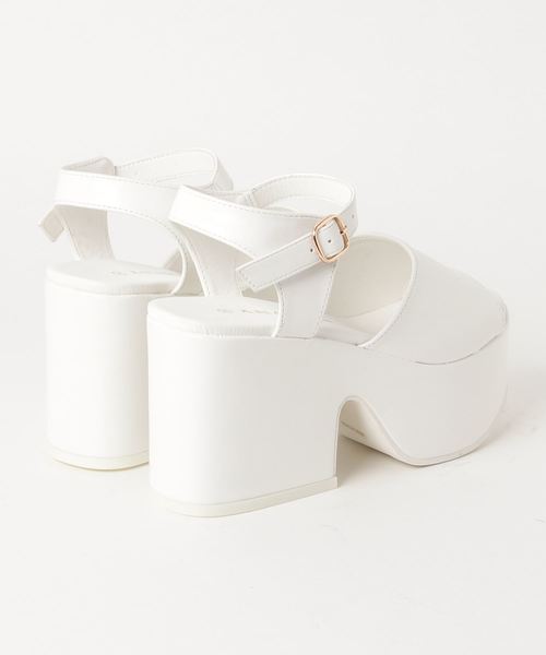 WEGO（ウィゴー）の「WEGO/厚底サンダル（サンダル・レディース・シルバー/ブラック/その他2/その他1/ホワイト/その他3・MEDIUM/LARGE）」の7枚目の写真