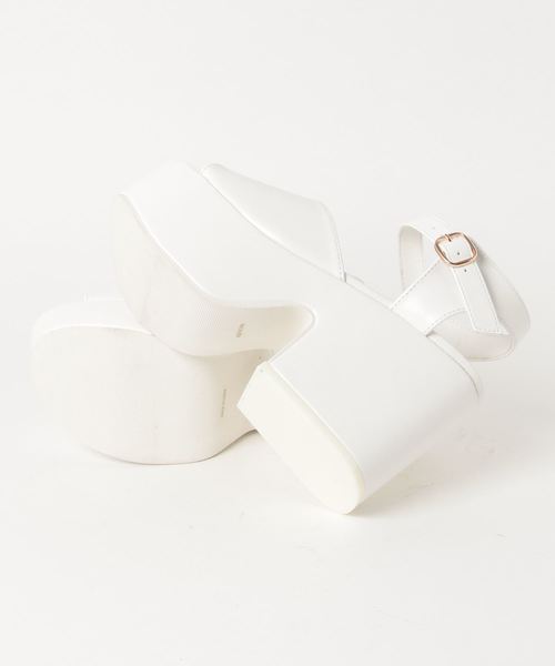 WEGO（ウィゴー）の「WEGO/厚底サンダル（サンダル・レディース・シルバー/ブラック/その他2/その他1/ホワイト/その他3・MEDIUM/LARGE）」の8枚目の写真