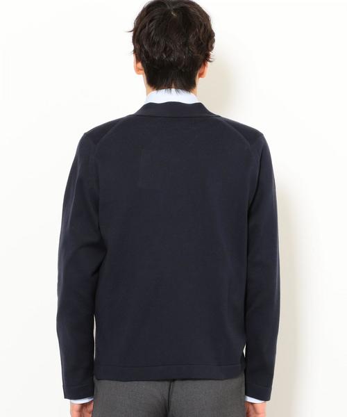 JOHN SMEDLEY（ジョンスメドレー）の「[ジョン スメドレー]★JOHN SMEDLEY S4072 B/LES カーディガン ◆（カーディガン/ボレロ・メンズ・ダークグレー/ネイビー・LARGE/MEDIUM）」の8枚目の写真