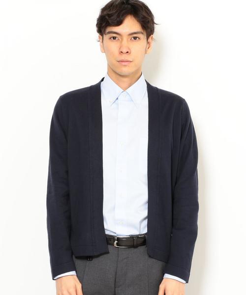 JOHN SMEDLEY（ジョンスメドレー）の「[ジョン スメドレー]★JOHN SMEDLEY S4072 B/LES カーディガン ◆（カーディガン/ボレロ・メンズ・ダークグレー/ネイビー・LARGE/MEDIUM）」の7枚目の写真