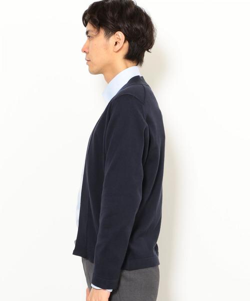 JOHN SMEDLEY（ジョンスメドレー）の「[ジョン スメドレー]★JOHN SMEDLEY S4072 B/LES カーディガン ◆（カーディガン/ボレロ・メンズ・ダークグレー/ネイビー・LARGE/MEDIUM）」の6枚目の写真
