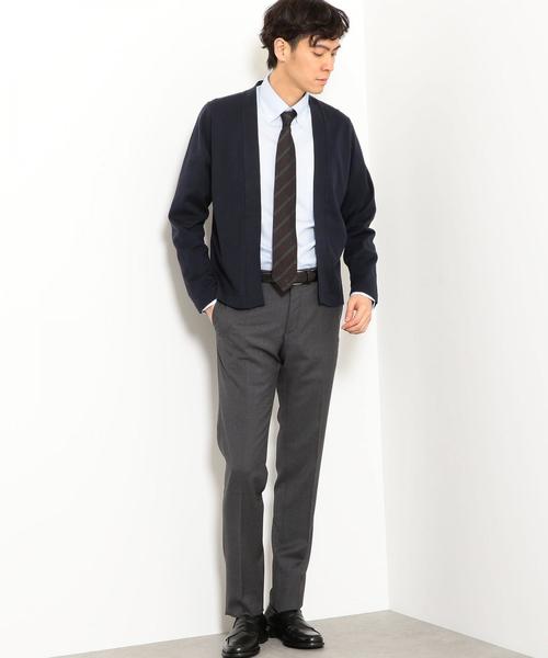 JOHN SMEDLEY（ジョンスメドレー）の「[ジョン スメドレー]★JOHN SMEDLEY S4072 B/LES カーディガン ◆（カーディガン/ボレロ・メンズ・ダークグレー/ネイビー・LARGE/MEDIUM）」の5枚目の写真