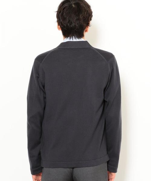 JOHN SMEDLEY（ジョンスメドレー）の「[ジョン スメドレー]★JOHN SMEDLEY S4072 B/LES カーディガン ◆（カーディガン/ボレロ・メンズ・ダークグレー/ネイビー・LARGE/MEDIUM）」の3枚目の写真