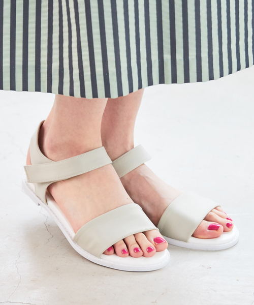 WA ORiental TRaffic(ダブルエーオリエンタルトラフィック)の「春夏★ナイロンフラットサンダル★8653(サンダル・レディース・ブラック/カーキ/ホワイト・M/L/LL/S/3L/SS)」の2枚目の写真