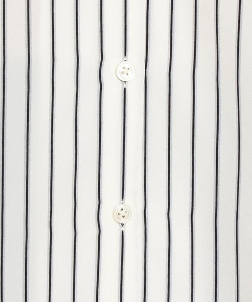 green label relaxing（グリーンレーベルリラクシング）の「KFC ノーカラー トロミ フレアスリーブ ブラウス ◆（シャツ/ブラウス・レディース・オフホワイト/モカ/その他3/その他4/コバルトブルー・FREE）」の13枚目の写真