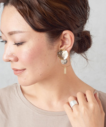 ear PAPILLONNER | 2WAYプレートイヤリング(ネックレス)