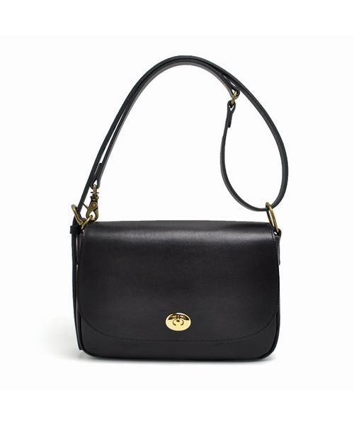 CLEDRAN（クレドラン）の「CL2867 BLOU 2WAY SHOULDER レザー 2WAY ショルダー（ショルダーバッグ・レディース・ブラック/ネイビー/キャメル/ブラウン・FREE）」の2枚目の写真