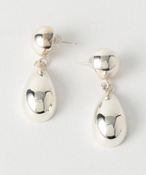 BEAUTY&YOUTH UNITED ARROWS(ビューティアンドユースユナイテッドアローズ)の「<4Vii>ドロップコンビピアス/SILVER 925(ピアス(両耳用))」|シルバー