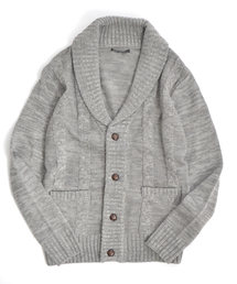 ROOPTOKYO | ケーブル編みショールカラーカーディガン(カーディガン/ボレロ)