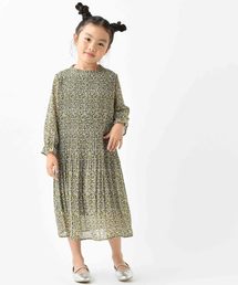 DISCOAT | 【キッズ】シフォン花柄プリーツワンピース(ワンピース)