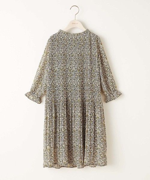 DISCOAT（ディスコート）の「【キッズ】シフォン花柄プリーツワンピース（ワンピース・キッズ・グリーン/イエロー・120cm/130cm/140cm）」の12枚目の写真