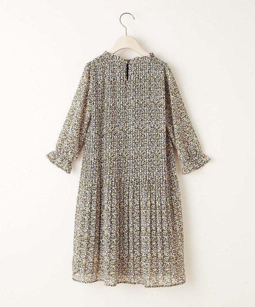 DISCOAT（ディスコート）の「【キッズ】シフォン花柄プリーツワンピース（ワンピース・キッズ・グリーン/イエロー・120cm/130cm/140cm）」の11枚目の写真