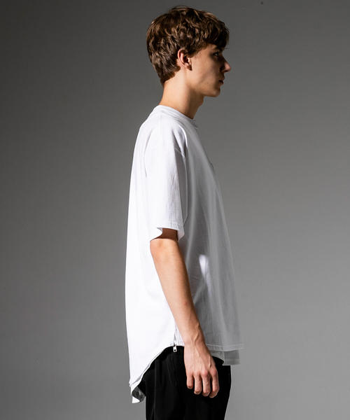 NUMBER (N)INE DENIM（ナンバーナインデニム）の「五線譜ポケット付ビッグシルエット 半袖Tシャツ（Tシャツ/カットソー・メンズ・ホワイト/ブラック/グレー・SMALL/MEDIUM/LARGE/X-LARGE）」の6枚目の写真