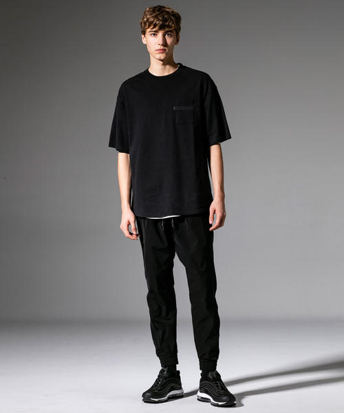 NUMBER (N)INE DENIM（ナンバーナインデニム）の「五線譜ポケット付ビッグシルエット 半袖Tシャツ（Tシャツ/カットソー・メンズ・ホワイト/ブラック/グレー・SMALL/MEDIUM/LARGE/X-LARGE）」の9枚目の写真