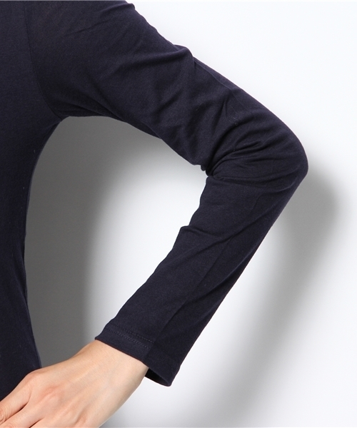 Kastane(カスタネ)の「【Kastane】シャツ衿ロンT(Tシャツ/カットソー・レディース・ベージュ/ネイビー/その他1/その他/その他20・FREE)」の13枚目の写真