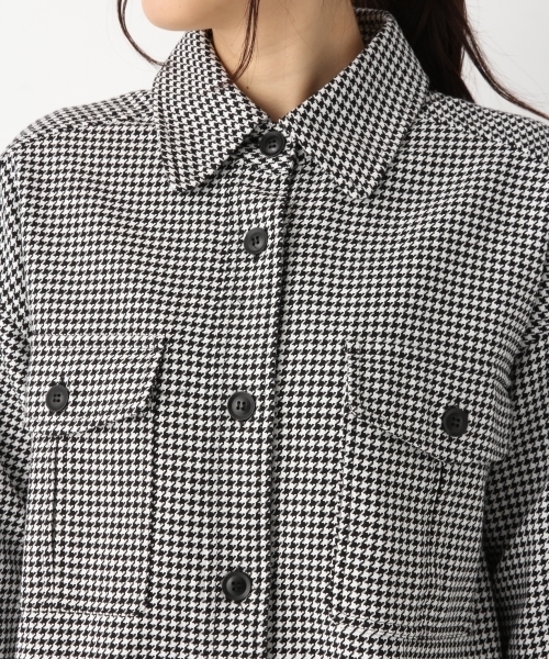 GLOBAL WORK（グローバルワーク）の「ミリタリーBIGシャツ長袖/823887（シャツ/ブラウス・レディース・ベージュ/カーキ/ブラック系その他/グリーン系その他・FREE）」の13枚目の写真