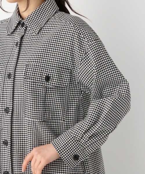 GLOBAL WORK（グローバルワーク）の「ミリタリーBIGシャツ長袖/823887（シャツ/ブラウス・レディース・ベージュ/カーキ/ブラック系その他/グリーン系その他・FREE）」の15枚目の写真