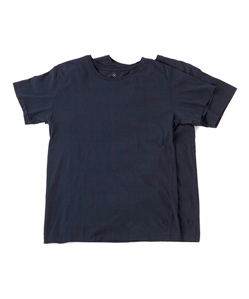 Cadet C/N Tee - 2 Packs / クルーネックTシャツ - ２枚セット（Tシャツ/カットソー）｜DAILY STANDARD by SANDINISTA（デイリースタンダードバイサンディニスタ）