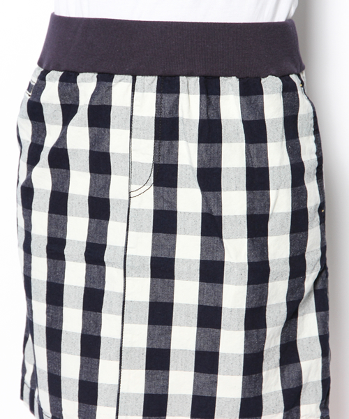 PUAL CE CIN（ピュアルセシン）の「インディゴ先染めＡラインＳＫ（スカート・レディース・ストライプ/チェック・FREE）」の8枚目の写真