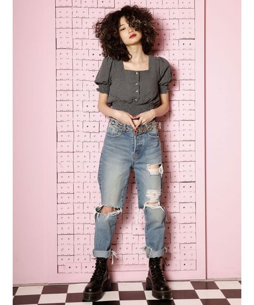 jouetie(ジュエティ)の「ビッグハトメベルト(ベルト・レディース・クリア・FREE)」の9枚目の写真